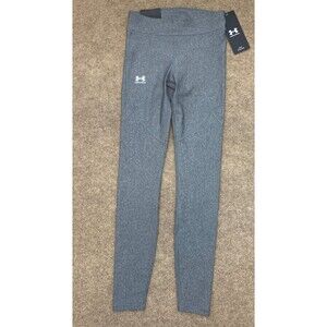 Under Armour Leggings Womens XS HeatGear Full Length Athleisure Gym Running Grey
